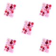 thumbnail image 1 of Moyic Ramos de flores secas Flores prensadas Múltiples artesanías florales mixtas Accesorios de bricolaje Artículos para el hogar Decoración de flor roja 5piezas Moyic CBP225325, 1 of 6