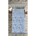 thumbnail image 3 of Ambesonne Blue Quilted Bedspread Set 2 Pcs, Native Natural, Twin Size, Pale Blue White and Blue, 3 of 3