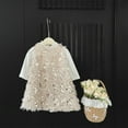 thumbnail image 2 of WEAIXIMIUNG Jolies Robes d'Été pour Enfants Violettes Robes de Noël pour Filles Robe à Manches Longues Robe Décontractée, 2 of 7