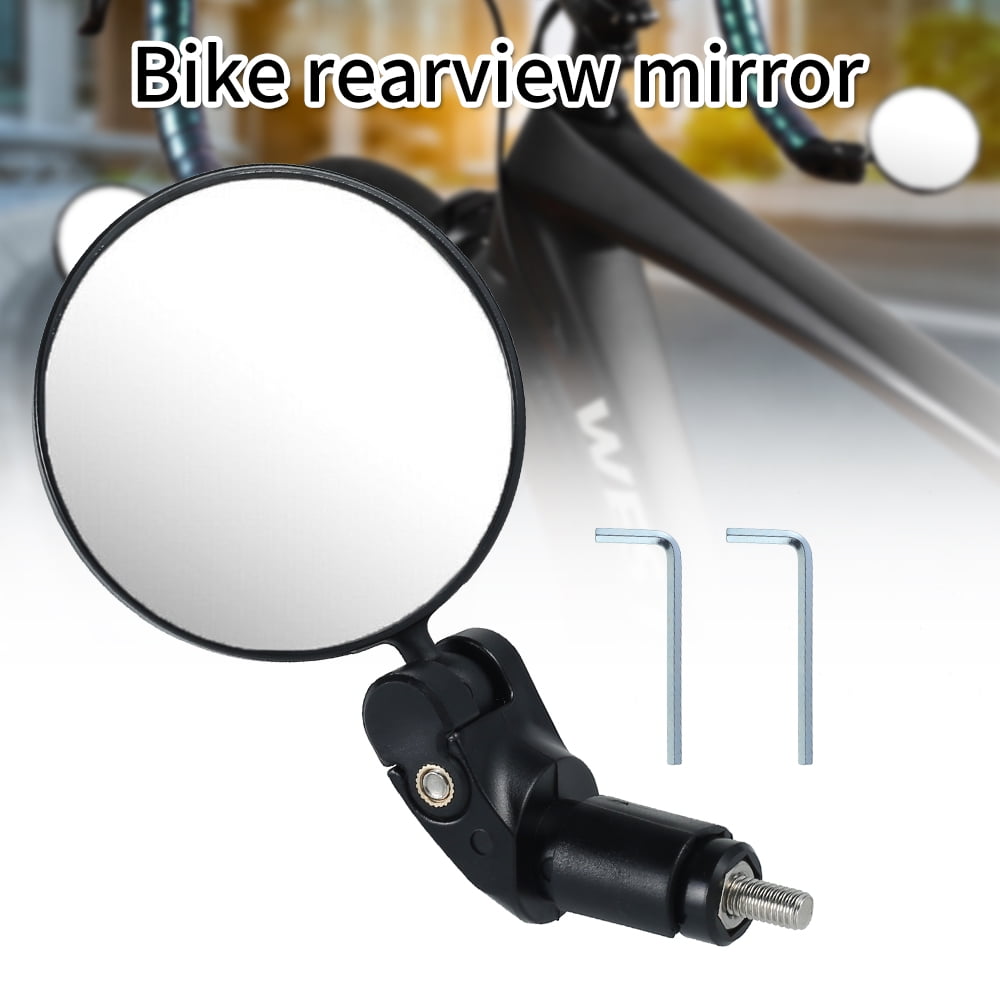 2-Pack Mini Rotaty Handlebar Glass Rear view Mirror for Road Bike Bicycle US 