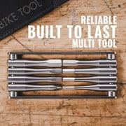 PRO BIKE TOOL 8 in 1 Bike Multitool Compact & Lightweight with Slim Bag