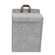 thumbnail image 3 of Cesto de ropa sucia plegable para colgar, organizador de ropa sucia con asa de transporte grande Gris Medio, 3 of 9