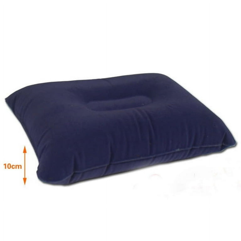 Inflatable Air Pillow Sleep Mobile Puff Up Cushion Travel Backrest Beach  Camping