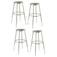 thumbnail image 3 of NPS 6400 Series 25-33" Vinyl Padded Steel Metal Heavy Duty Stool in Gray, 3 of 5