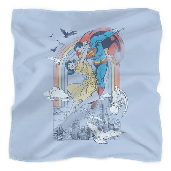 Superman Rainbow Love Bandana (21 in x 21 in)