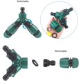 thumbnail image 5 of Grifos de jardín para el hogar, abrazadera de conector rápido de tres vías tipo Y de plástico, conector rápido de tubo de derivación de dos vías, 5 of 5