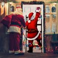 thumbnail image 5 of Santa Door Cover Christmas Door Panel Decorations 35.43 x 70.86 Inch Decorative Background Holiday Party Photo Ambience Feeling Christmas Door Sticker, 5 of 6