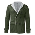 thumbnail image 5 of Vedolay Men's Lightweight Jackets Casual Hooded Full Zipper Active Jacket Green,S, 5 of 5