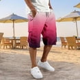 thumbnail image 2 of CONZONE Mens Cargo Shorts Gradient Color Straight Leg Cargo Shorts for Men Lightweight Relaxed Fit Outdoor Workout Shorts With Pockets, 2 of 5