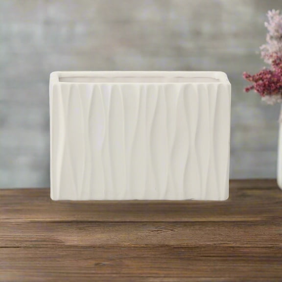 Aeros Ceramic Rectangle Vase