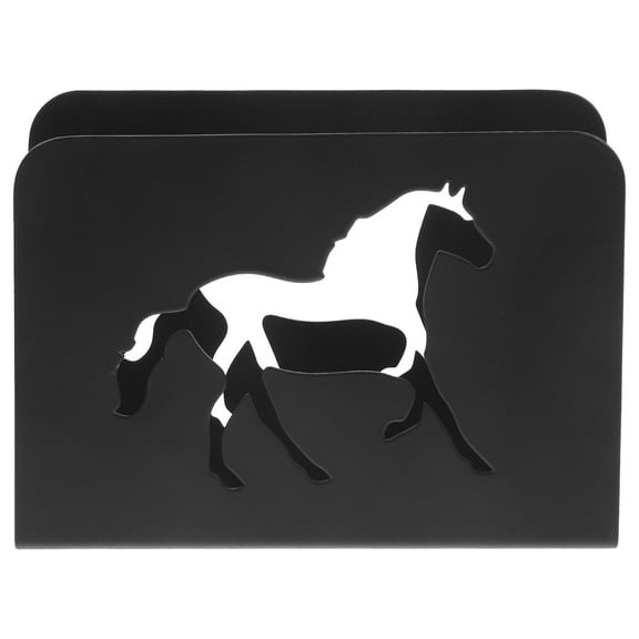 Freestanding Tissue Dispenser Stand Horse Metal Silhouette Napkin Stand Napkin Holder