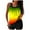 Orange, variant on Tankini Swimsuits for Women Plus Size,Summer Casual Tankini Swimsuits with Shorts,Tankini Bathing Suits for Women Two Piece,,;Women Conservative Print Strappy Back Set Two Piece Swimsuits Swimdress