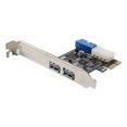 thumbnail image 3 of Graflsoa PCI-E to Dual USB 3.0 Expansion Card with VL805 Chip, High-Speed Data Transfer, Compatible with Windows XP/7/8/10, Stable Power Supply, Compact Design, 3 of 6