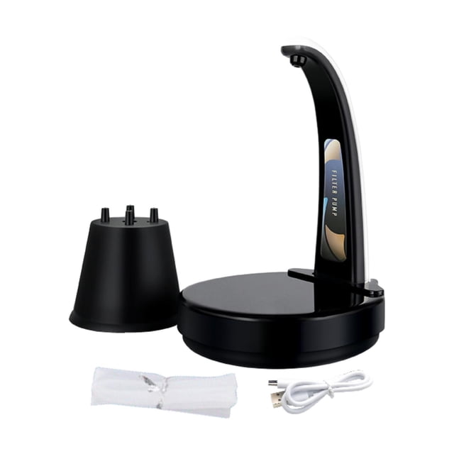 Dispensador de botella de agua Bomba de agua Multipropósito Portable Portátil para 5 galones Automáticos recargables para campamento de