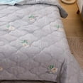 thumbnail image 7 of AuroraX Cozy Cute Quilted Throw Blanket Twin Size for Bed Couch Decorative Soft Cotton Blanket for Office School Nap Hypoallergenic 39"x59" Washable Throw, 7 of 7