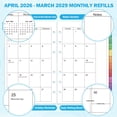 thumbnail image 4 of OMEYA Monthly Planner Inserts 2026–2029, 36 Month A5 Planner Refill (Apr 2026–Mar 2029), 5.5 x 8.5, 6-Hole Punched, Fits A5 6 Ring Binders, 4 of 7