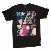Marvel Avengers Hero Collage Mens Black T-Shirt | XL
