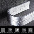 thumbnail image 4 of Towel Rack No Drilling, Thickened High Strength Self-adhesive Aluminum Towel Rail For Bathroom Kitchen Toilet (25cm), 4 of 5