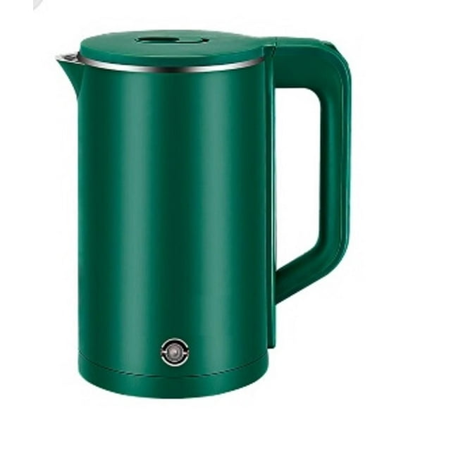 Jarra Tetera Hervidor Eléctrica 2.3L Prodotty Inoxidable Polipropileno Doble Capa Libre de BPA Verde