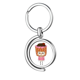 thumbnail image 1 of Pastelito de Alimentos Rotating keychain Metal Keyring Holder, 1 of 2