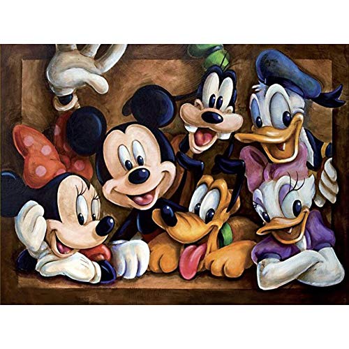 Disney Animals Mickey Mouse 5D Diy Diamond Painting Kits Diamant Paintings Kit