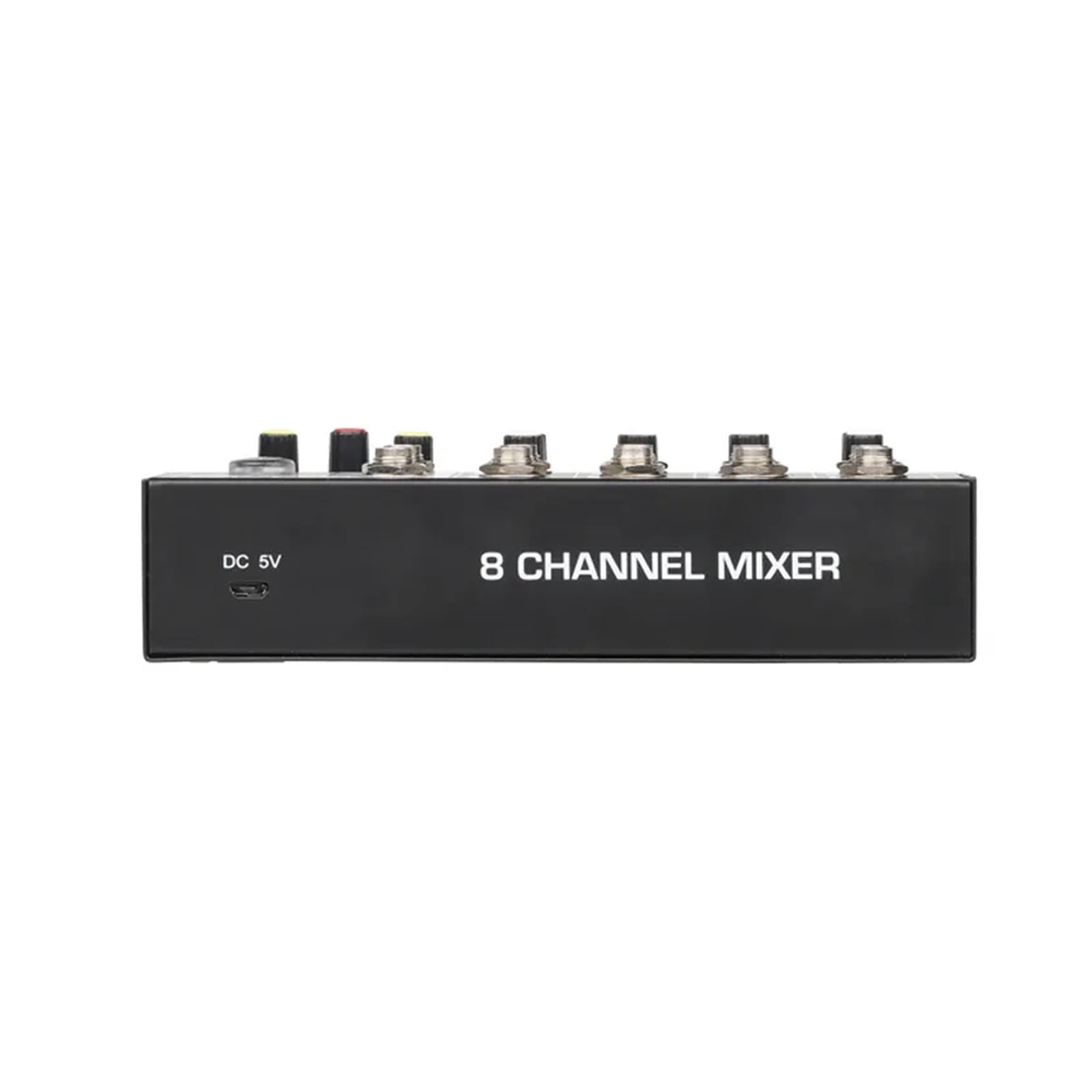 Q-48 8-Channel Professional Portable Mixer Sound Mixing Table Rechargeable For Electric Guitar Computer DJ ,Easy to Operate