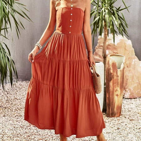 

Clearance! TIANEK Ladies Sexy Bralette Large Size With Steel Solid Push Up Orange XL