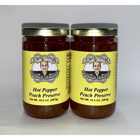 Todd Bosley's World Famous Hot Pepper Peach Preserve (2 Pack)