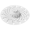 thumbnail image 2 of 5 Inch Soft Dense Mesh Drain Catcher Quick-Rinse Washable Drain Filter High-Traffic Bathroom Drain Catcher Flexible Edge Anti-Slip Drain Strainer Floor Drain Protector Tool-Free Install Drain Screen, 2 of 6