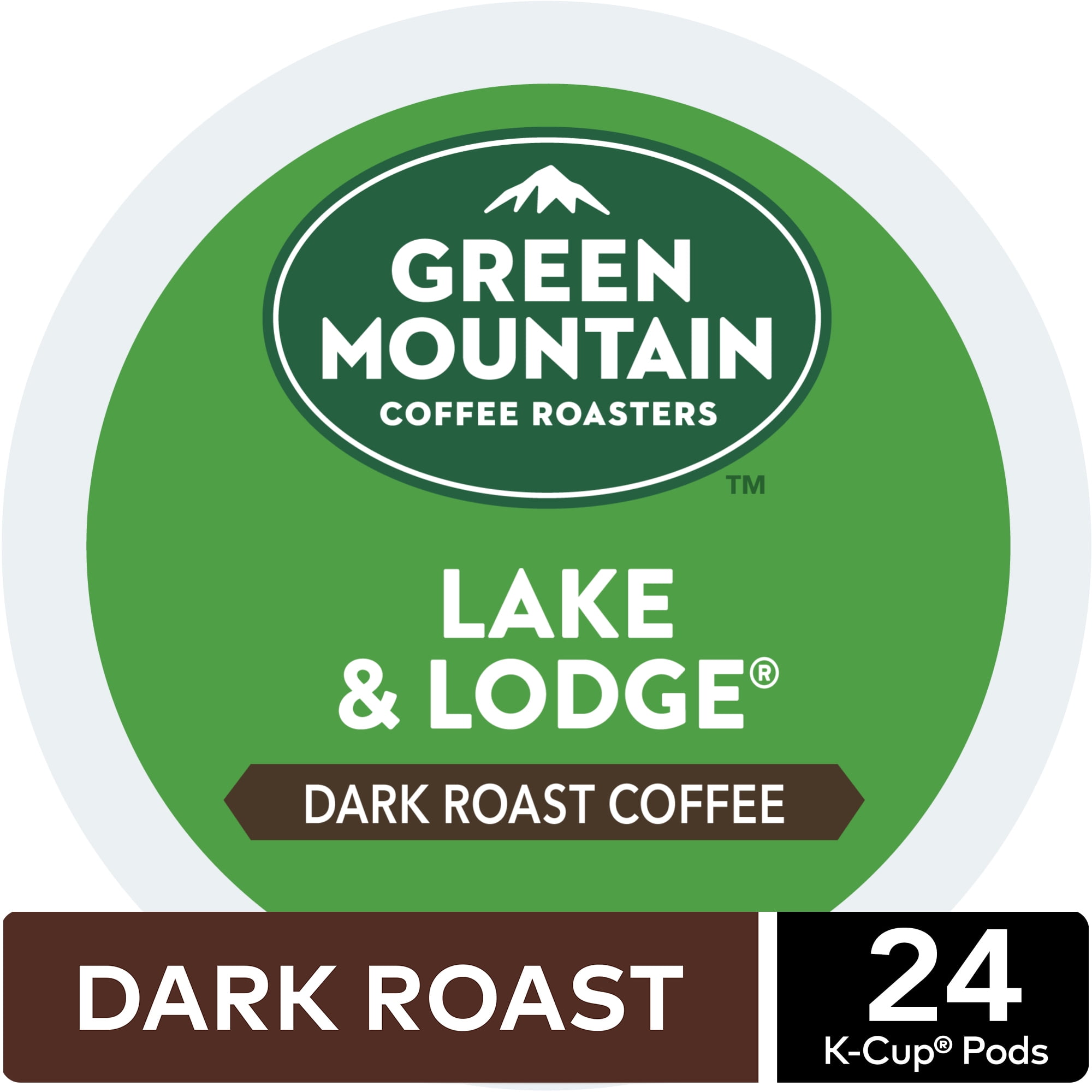 Green Mountain Coffee Lake & Lodge KCup Pods, Dark Roast, 24 Count for