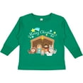 thumbnail image 3 of Inktastic Merry Christmas Cute Nativity Scene Boys or Girls Long Sleeve Toddler T-Shirt, 3 of 5