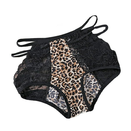 

Women s Panties Casual Solid Color High Waist Letter Logo Striped Tangas Bikini Thongs Cotton Briefs Comfy Soft Underpants