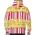 thumbnail image 7 of Sikiie Popcorn Men's Hoodie, Essentials Hoodie, Sweatshirt, Pullover Hooded Sweatshirt for Men-X-Large, 7 of 7