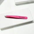 thumbnail image 4 of Tweezerman Neon Pink Full Slant Stainless Steel Slant Tweezer US, 4 of 4