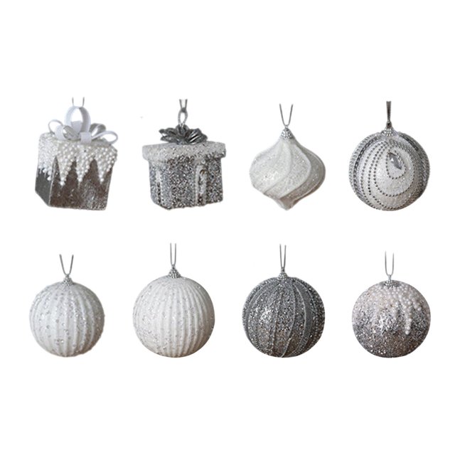 Adornos colgantes de Navidad perfecl espuma decoración del hogar Estilo A