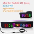 thumbnail image 5 of Bluetooth App Control LED Sign, Flexible USB 5V LED Car Signs Programmable LED Sign Custom Text Pattern Animation Scrolling LED Display for Car Store Party Bar Hotel Concert, 5 of 8