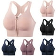 thumbnail image 6 of Qeaghou Women Racerback Sports Bras Front Close High Impact Cross No Underwire Bras Comfortable Workout Gym Activewear Bra Lightning Deals, 6 of 7