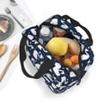 thumbnail image 5 of KLL Swan Print Insulated Lunch Bag Women, Reusable Cute Tote Lunch Box for Adult & Men, Leakproof Cooler Lunch Bags for Work Office Travel Picnic, 5 of 5