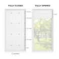 thumbnail image 3 of Chicology Cordless Roman Shades, Runway White, 36"W X 64"H, 3 of 7