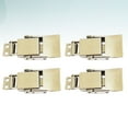 thumbnail image 2 of EeaseCA 4pcs Stainless Steel Spring Clasp Solid Buckles Latches Lock Hasp Household Hardware, 2 of 7