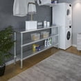 thumbnail image 4 of AmGood 18 in. x 72 in. Stainless Steel Table with Two Undershelves | Metal Utility Kitchen Prep Work Table | NSF, 4 of 9