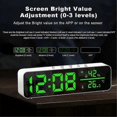 thumbnail image 1 of Tuya Wifi Temperature and Humidity Alarm Clock Multi-Function LED Digital Clock for Living Room, Fa, 1 of 5