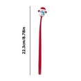 thumbnail image 2 of 4 PCS Christmas Gel Ink Pen Swinging Santa Elk Snowman Christmas Tree Christmas Black Ink Pen,Gift Christmas Party Favor (0.5mm,D*4), 2 of 6