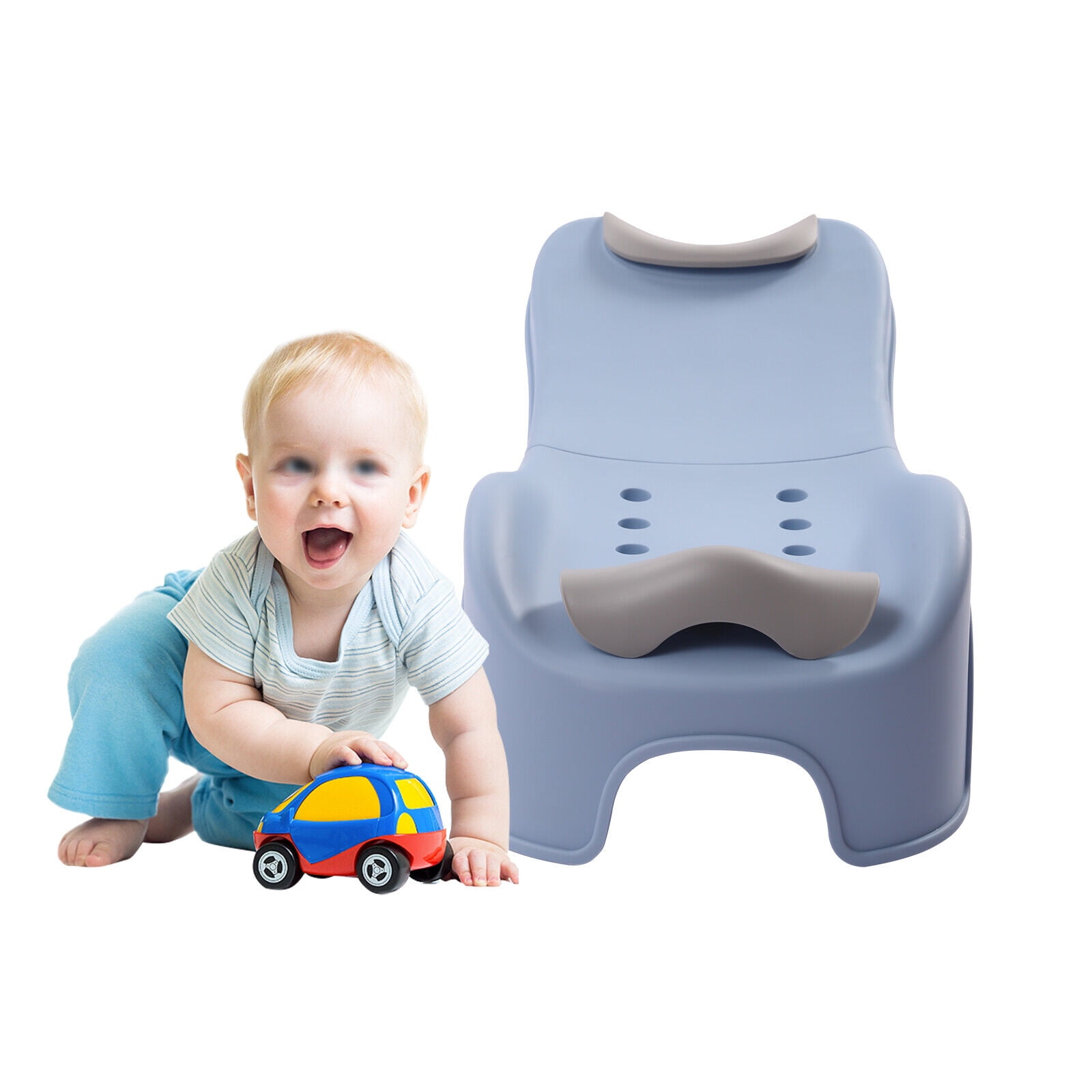 Foldable Baby Shampoo Chair Toddler Headrest Hair Washing Adjustabl Seat  Cushion 