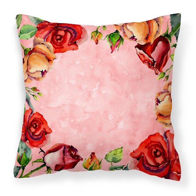 Carolines Treasures CK1700PW1818 Roses Fabric Decorative Pillow