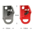 thumbnail image 3 of Ximing Climbing Hand Ascender Pulley Gear Rope Aviation Aluminum for Caving Roofing Red, 3 of 10