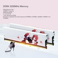 thumbnail image 4 of DDR4 3200MHz PC4 25600U CL16 20 20 38 Pcs Module de Mémoire de Bureau 2 Pcs Module de Mémoire de Jeu de Bureau Mise à Niveau, 4 of 8