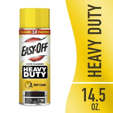 Easy-Off Heavy Duty Oven Cleaner Spray, Regular Scent, 14.5oz, Removes Grease