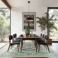 thumbnail image 3 of Jamfeel Rugs for Living Room Vintage Print Non-slip Low Pile Area Rug Ultra-Thin Soft Washble Carpets 4' X 6' Beige, 3 of 7