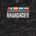 thumbnail image 4 of Inktastic Railroader Train Hobby Boys or Girls Baby Bodysuit, 4 of 5